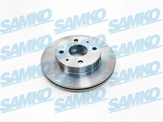 SAMKO Bremseskive T2034V SAMKO T2034V Bremseskive DAIHATSU Sirion I (M100) 1.0 i 4WD 58 HK 2003