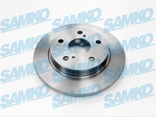 SAMKO Remschijf T2049P Remschijven set SAMKO YARIS T2049P goedkoop