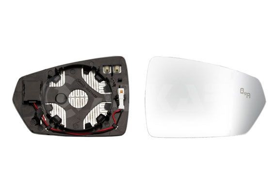 Sklo vonkajżieho zrkadla ALKAR 6436744 ALKAR 6436744: Sklo spätného zrkadla Audi A1 2022