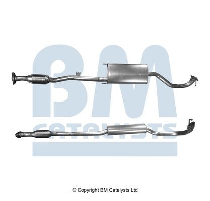 BM CATALYSTS Katalysator BM92690H BM CATALYSTS BM92690H originale Lexus GS S19 Katalysator hvad koster