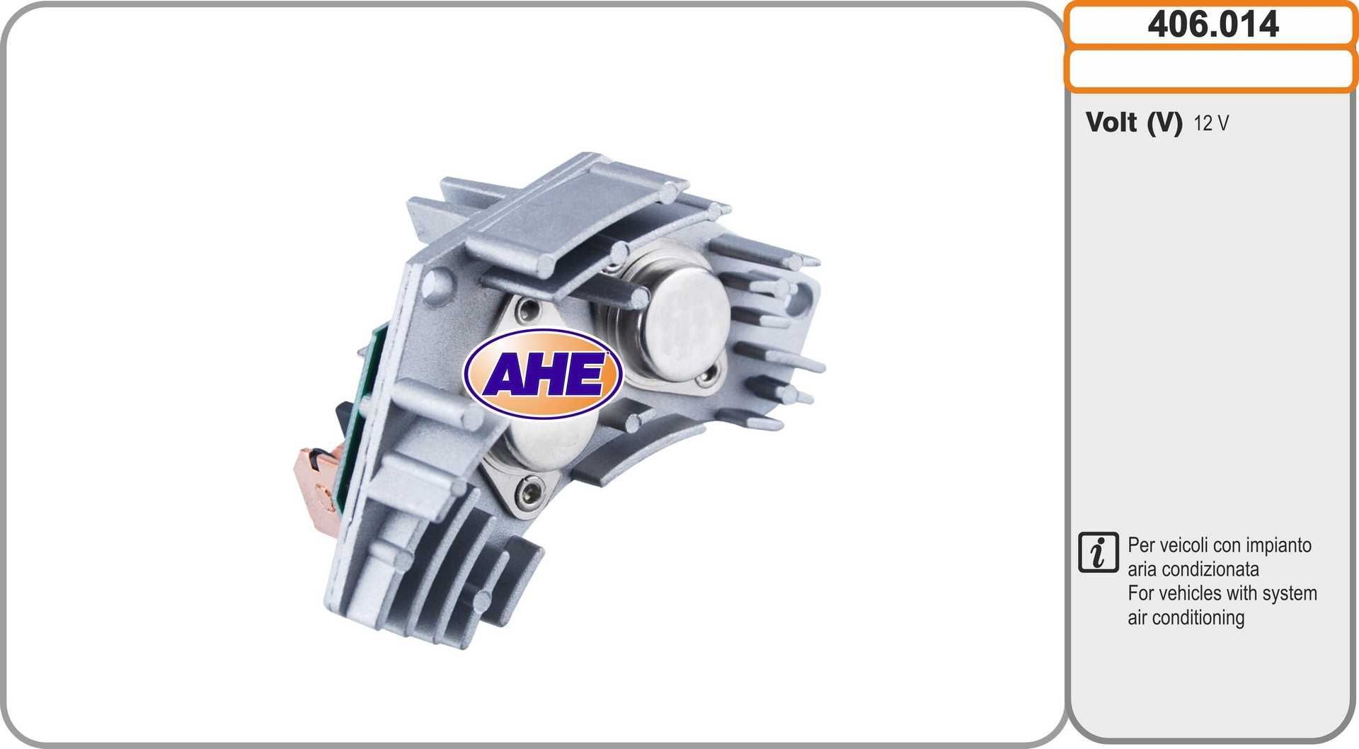 AHE Centralina, Ventola elettr. (Raffreddamento motore) 406.014 406.014 Termocontatto ventola radiatore PEUGEOT AHE costo