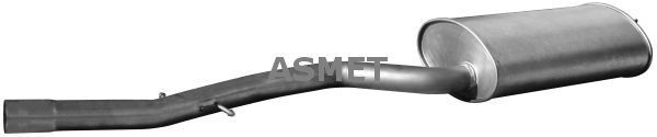 ASMET Bakre ljuddämpare 12.038 12.038 ASMET ljuddämpare BMW 5-serie