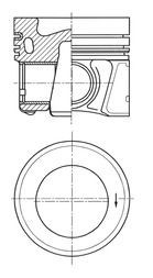 KOLBENSCHMIDT Pistone motore 41936610 KOLBENSCHMIDT 41936610 Pistone motore