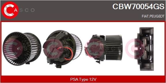 Interieurventilatie CASCO CBW70054GS CASCO CBW70054GS: Kachelmotor Peugeot 508 2025