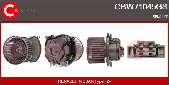 Ventilatore abitacolo CASCO CBW71045GS CASCO CBW71045GS costo Ventola abitacolo Renault GRAND SCÉNIC 2017