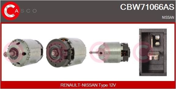 CASCO Sisätilapuhallin CBW71066AS Nissan Bluebird T72 lämmityslaitteen puhallin CASCO CBW71066AS