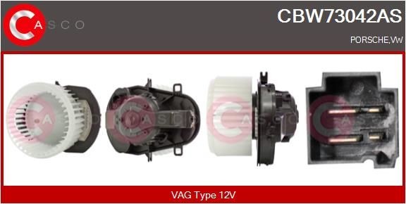 CASCO Interieurventilatie CBW73042AS CBW73042AS Aanjager Volkswagen UP CASCO