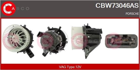Ventilatore abitacolo CASCO CBW73046AS CASCO CBW73046AS Ventola aria condizionata PORSCHE 911 2012