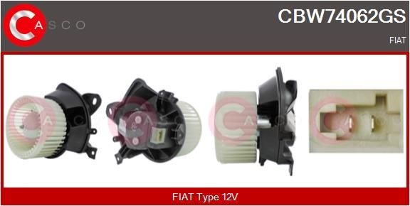 CASCO Ventilatore abitacolo CBW74062GS CASCO CBW74062GS Ventola climatizzatore Fiat Tipo Sedan originali prezzo