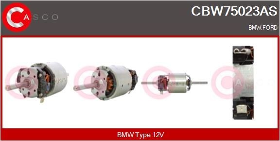 CASCO Interieurventilatie CBW75023AS Ventilator voor het auto-interieur NISSAN CASCO CBW75023AS