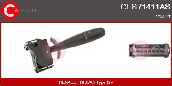 CASCO Διακόπτης τιμονιού CLS71411AS Διακόπτης υαλοκαθαριστήρα CASCO Renault MEGANE CLS71411AS