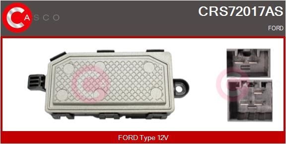 CASCO Gebläsewiderstand CRS72017AS CASCO CRS72017AS FORD ESCORT 4 (GAF, AWF, ABFT) Heizung und Lüftung