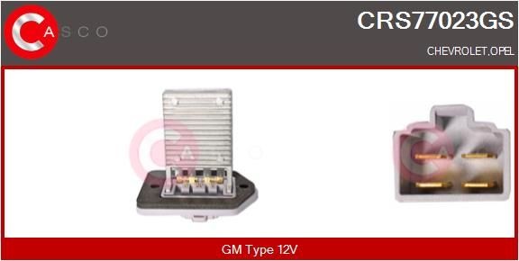 Kachelweerstand CASCO CRS77023GS CASCO CRS77023GS Regelaar interieurventilator CHEVROLET CAPTIVA 2025