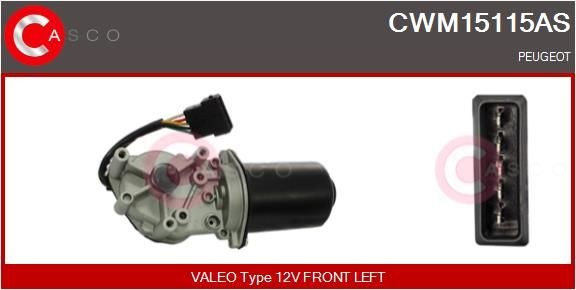 CASCO Viskermotor CWM15115AS Vinduesvisker motor CASCO Peugeot RIFTER CWM15115AS