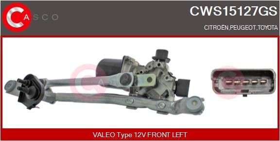 CASCO Window Wiper System CWS15127GS CWS15127GS CASCO wiper linkage for MAZDA 5