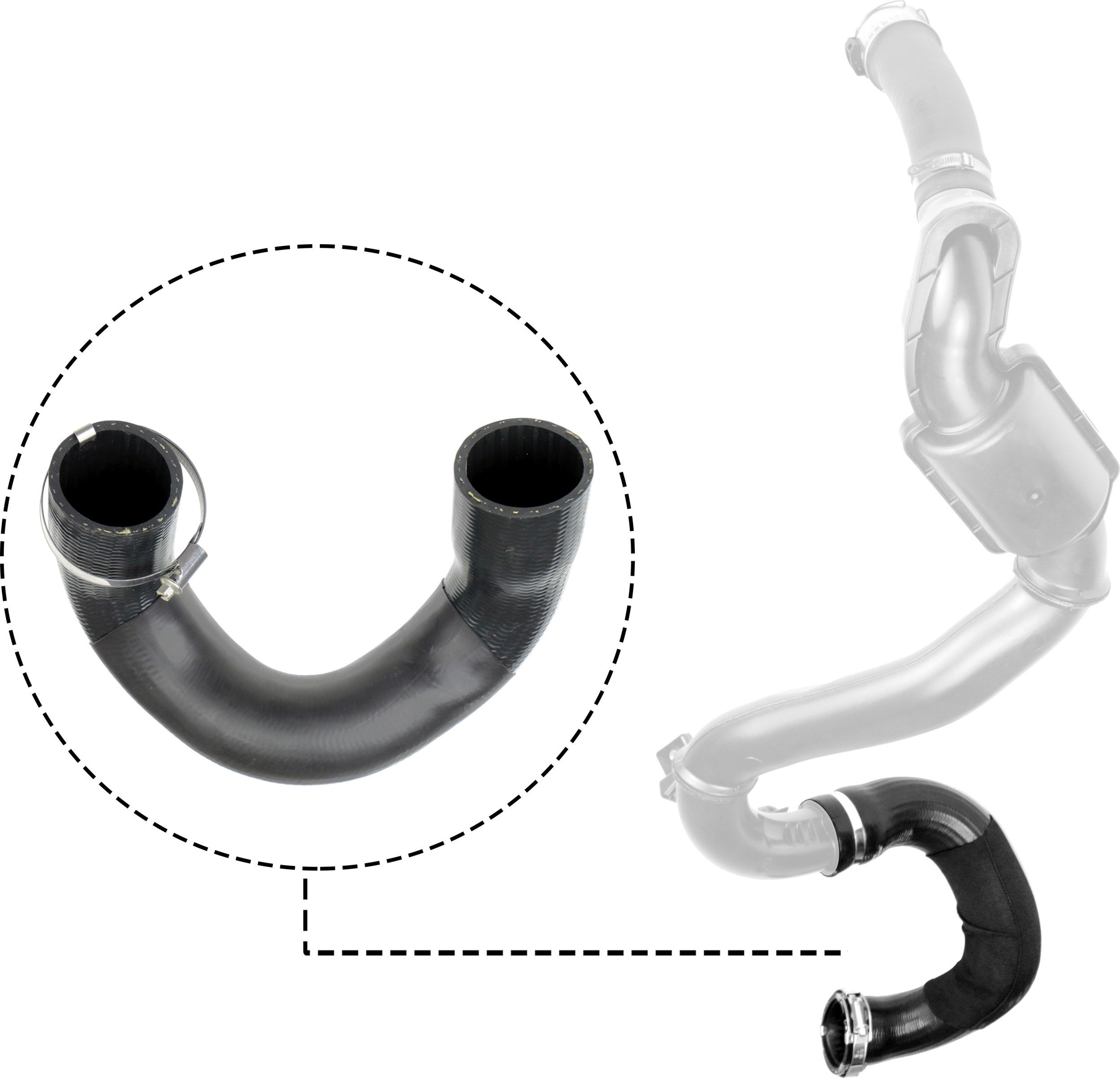 RAPRO Kompressoriõhuvoolik R12624 Laadimisõhu voolik RAPRO Opel INSIGNIA R12624