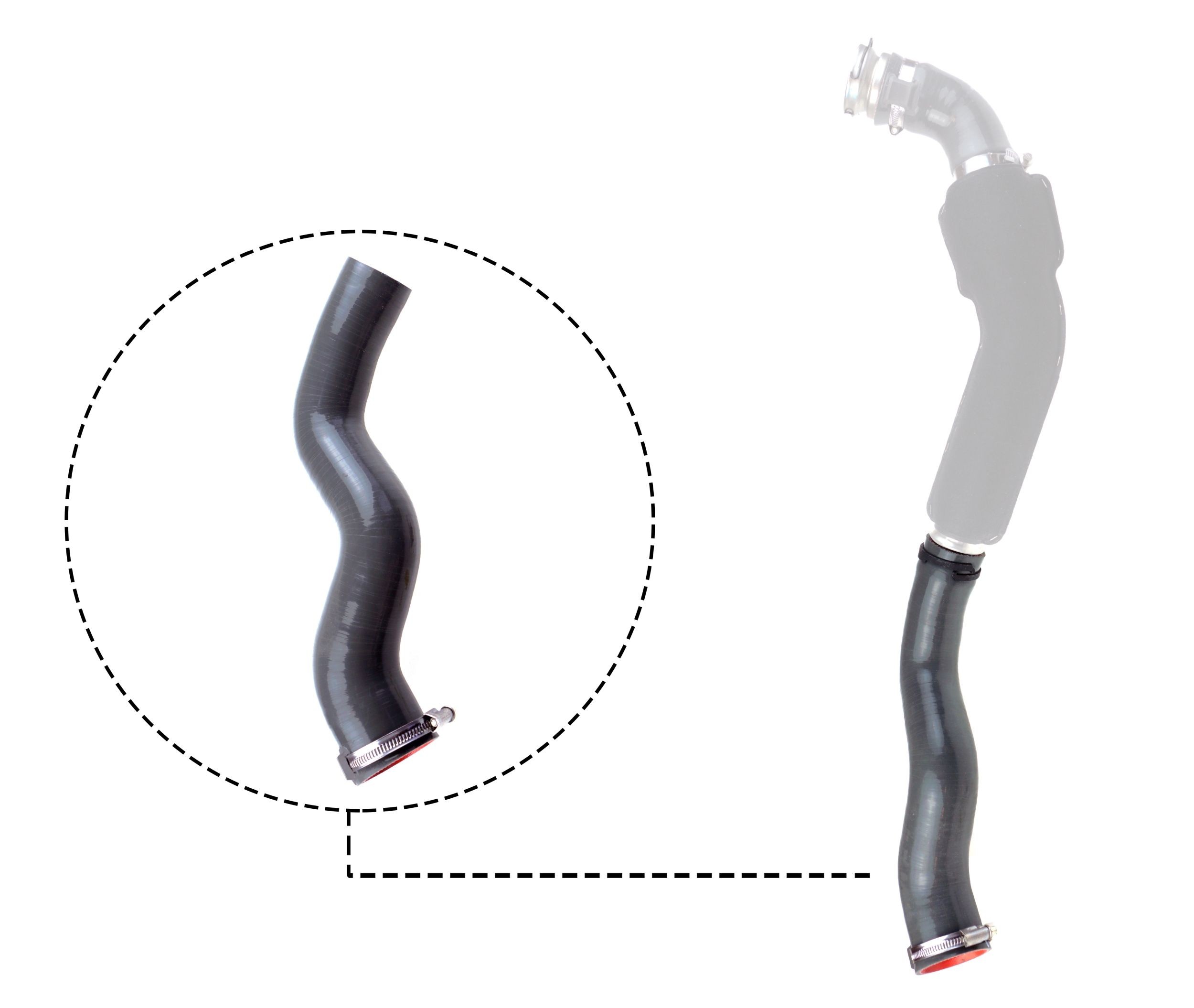 RAPRO Ladeluftslange R12664 R12664 Intercooler rør RENAULT ESPACE RAPRO