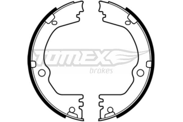 TOMEX brakes Bremžu loku komplekts TX 23-48 TOMEX brakes TX 23-48 Bremžu loku komplekts HYUNDAI Santa Fe II (CM) 3.3 Dynamic 4x4 235 ZS 2011