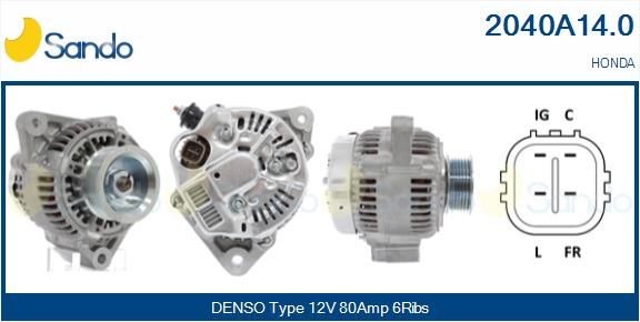 SANDO Δυναμό 2040A14.0 Γεννήτρια SANDO Honda ODYSSEY 2040A14.0