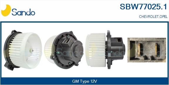 SANDO Βεντιλατέρ εσωτερικού χώρου SBW77025.1 Μοτέρ καλοριφέρ SANDO ZAFIRA SBW77025.1 φθηνά