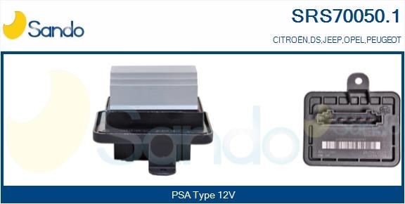 SANDO Gebläsewiderstand SRS70050.1 Gebläseendstufe SANDO Peugeot 2008 SRS70050.1