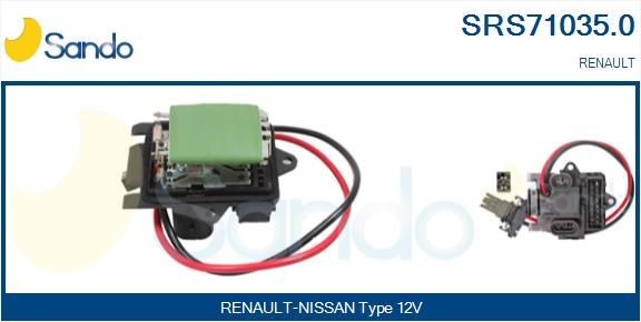 SANDO Resistenza ventola abitacolo SRS71035.0 SRS71035.0 Resistenza del ventilatore abitacolo SANDO prezzi