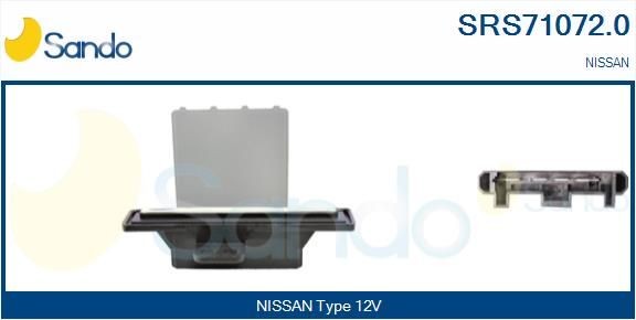 SANDO Motstand, kupévifte SRS71072.0 Varmeapparat motstand SANDO PRIMASTAR SRS71072.0 billige