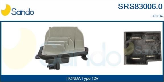 SANDO Modstand, kabineventilator SRS83006.0 Blæsermodstand SANDO CIVIC SRS83006.0 billig