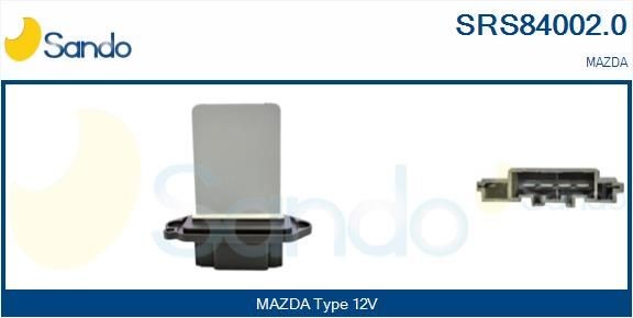 SANDO Resistência, ventilador do habitáculo SRS84002.0 Resistência ventilador do habitáculo SANDO 323 SRS84002.0 baratos