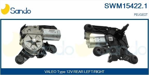 SANDO Scheibenwischermotor SWM15422.1 SWM15422.1 Scheibenwischermotor SANDO PEUGEOT BIPPER