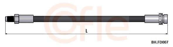 COFLE Brzdová hadica 92.BH.FD007 Brzdové hadice COFLE S-MAX 92.BH.FD007 lacné