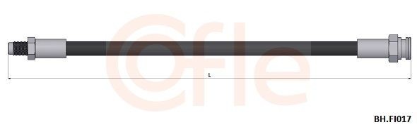 COFLE Bremseslange 92.BH.FI017 Bremseslanger COFLE Seat TOLEDO 92.BH.FI017