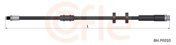 COFLE Jarruletku 92.BH.PE010 92.BH.PE010 COFLE Jarruletku Citroën C3 hinta