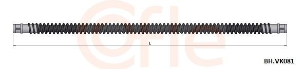 COFLE Bremseslange 92.BH.VK081 Bremseslange COFLE AUDI 92.BH.VK081