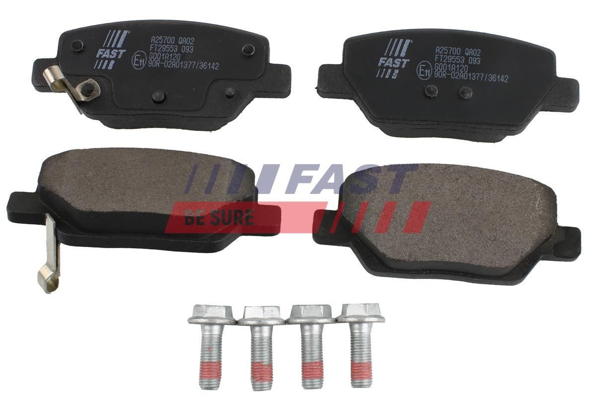FAST Remblokken FT29553 Audi TT Remblok FAST FT29553