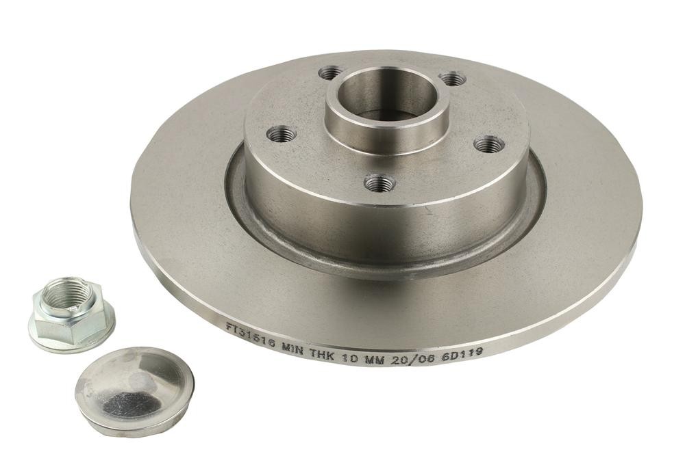 FAST Disque de frein FT31516 Fiat MULTIPLA Disque FAST FT31516