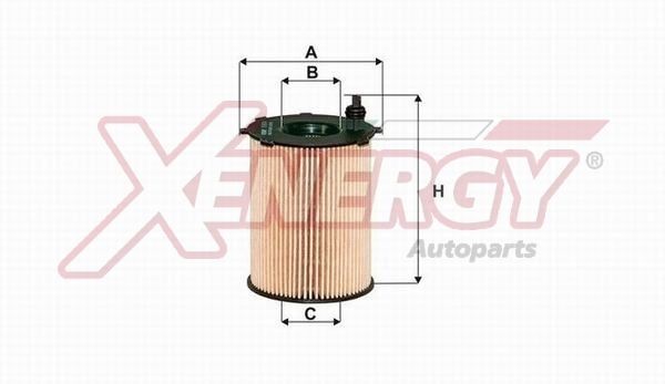 AP XENERGY Oliefilter X1596674 Oil filter AP XENERGY PEUGEOT X1596674