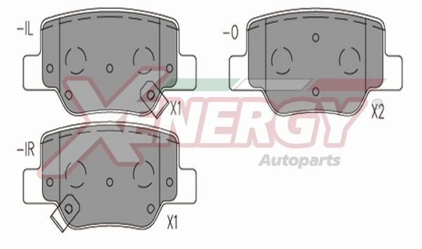 AP XENERGY Τακάκια φρένων X41314 X41314 Τακάκια TOYOTA GT 86 AP XENERGY