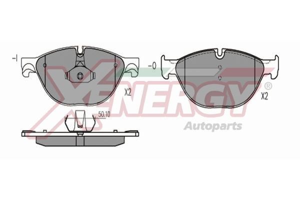 AP XENERGY Bremseklodser X41326 Bremseklodser AP XENERGY X5 X41326 billig