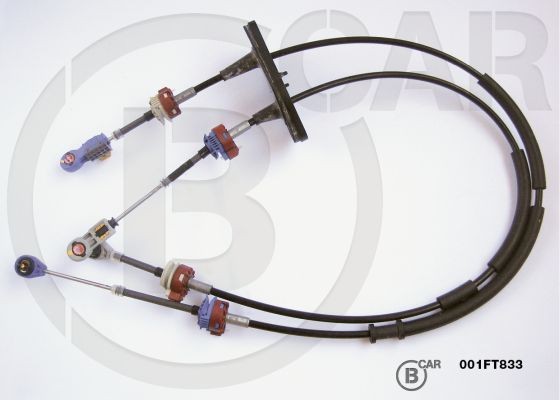 B CAR Ντίζα, μηχανικό κιβώτιο ταχυτήτων 001FT833 B CAR 001FT833 Ντίζα λεβιέ ταχυτήτων Doblo 2 Van / Combi τιμες