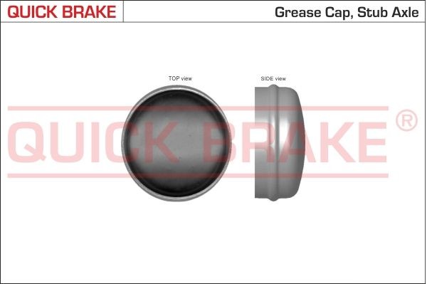 QUICK BRAKE Tampa / tampa de proteção 9821 QUICK BRAKE 9821 Tampa / tampa de proteção