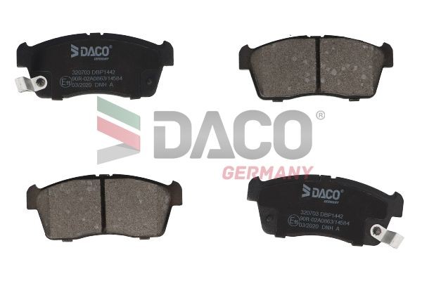 DACO Germany Piduriklotsid 320703 Sport piduriklotsid DACO Germany DAIHATSU 320703