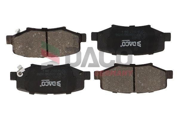 DACO Germany Bremseklodser 321601 DACO Germany Bremseklodssæt JEEP 321601