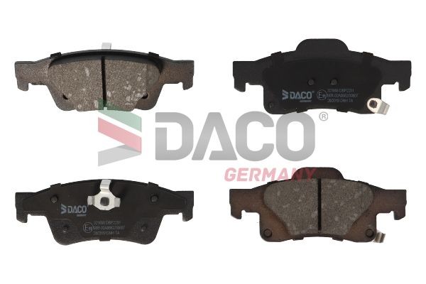 DACO Germany Bremseklodser 321608 Klodser JEEP DACO Germany 321608
