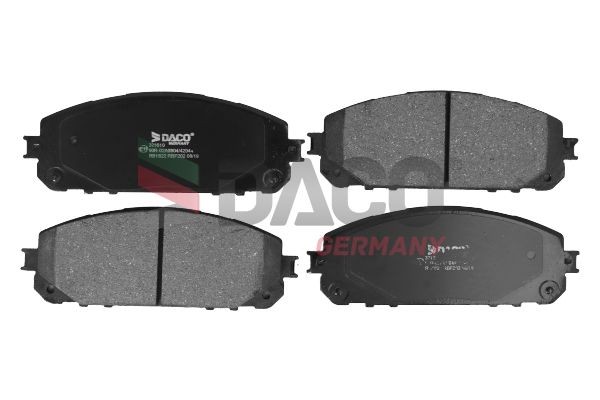 DACO Germany Bremseklodser 321610 Bremseklodssæt DACO Germany JEEP 321610