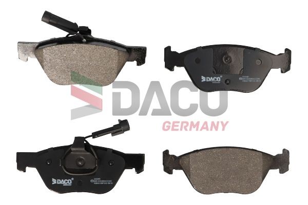 DACO Germany Bromsbelägg 322340 322340 DACO Germany Bromsbelägg Fiat