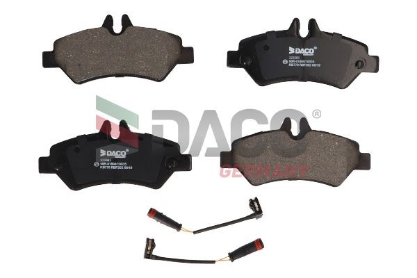 DACO Germany Kit pastiglie freni 323361 323361 costo Pastiglie dei freni DACO Germany MERCEDES-BENZ Serie 123