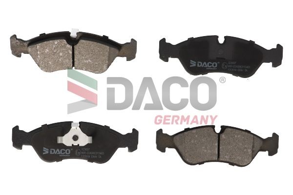 DACO Germany Τακάκια φρένων 323607 Αγωνιστικά τακάκια DACO Germany DAEWOO 323607