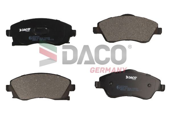 DACO Germany Bromsbelägg 323624 323624 Bromsbelägg DACO Germany OPEL ZAFIRA