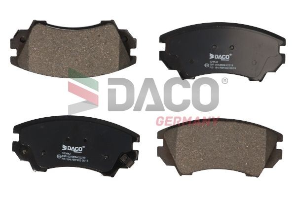 DACO Germany Bromsbelägg 323642 323642 DACO Germany belägg OPEL ZAFIRA